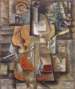 Pablo Picasso | Violin and Grapes (1912) | Museum of Modern Art NYC